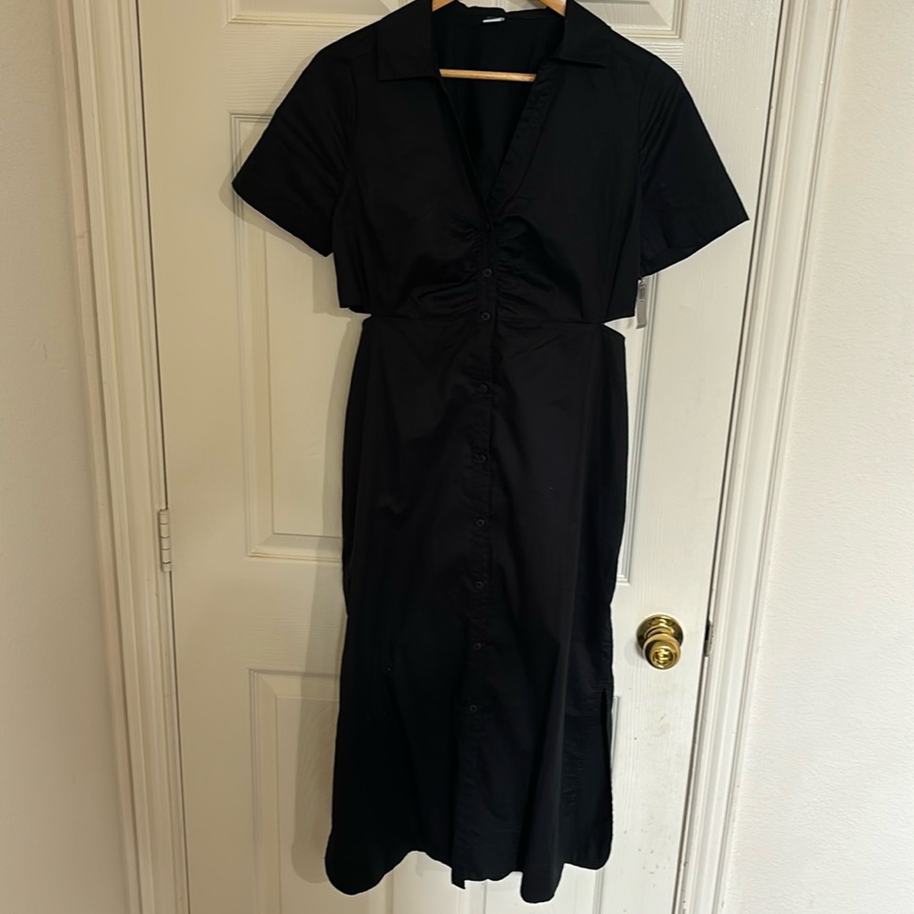 New w/ tags! Old Navy cutout shirt dress in size Medium